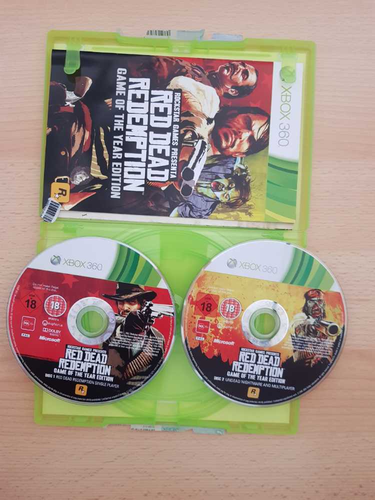 Red Dead Redemption Game of the Year Edition - Microsoft Xbox 360 (Bethesda / Zenimax - 1) video game collectible [Barcode 5026555255035] - Main Image 3