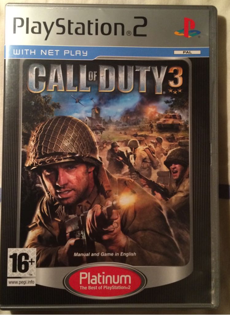 Call of Duty 3 - Sony PlayStation 2 (PS2) video game collectible [Barcode 5030917046582] - Main Image 1