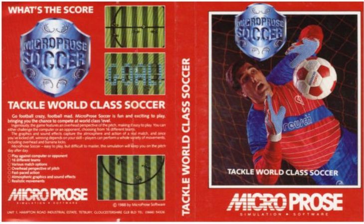 Microprose Soccer - Sinclair ZX Spectrum video game collectible - Main Image 1