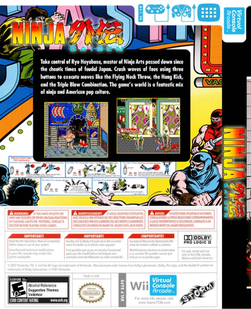 Ninja Gaiden - Arcade video game collectible - Main Image 2