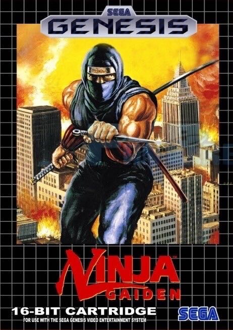 NINJA GAIDEN (Beta) - Sega Genesis (Mega Drive) (Sega - 1) video game collectible - Main Image 3