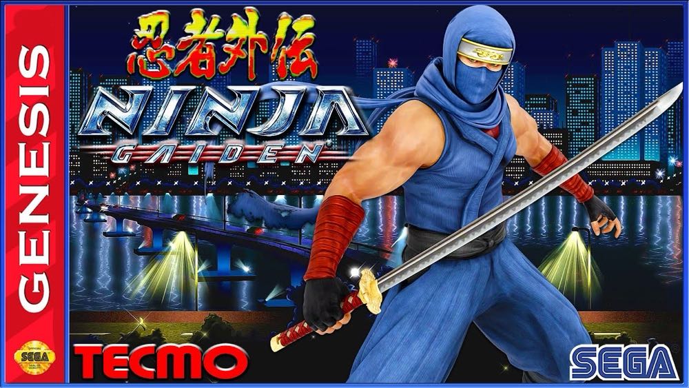 NINJA GAIDEN (Beta) - Sega Genesis (Mega Drive) (Sega - 1) video game collectible - Main Image 4