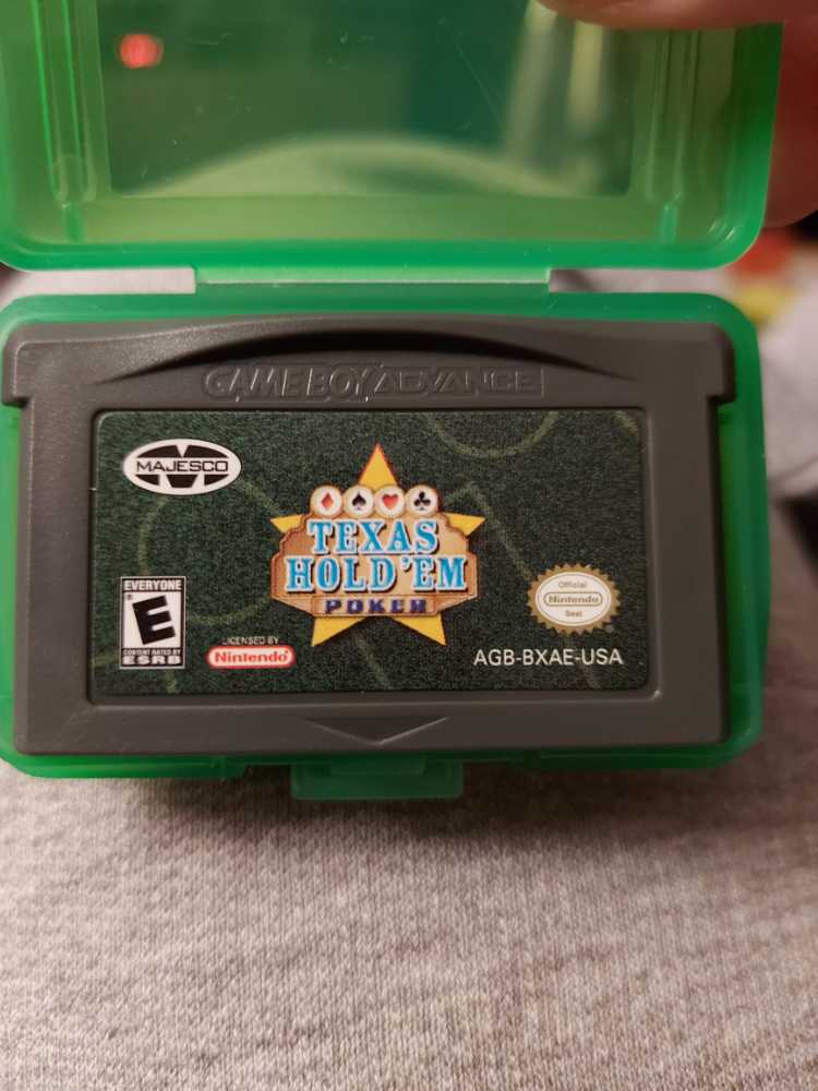 Texas Hold’em Poker - Nintendo Game Boy Advance (GBA) video game collectible - Main Image 2