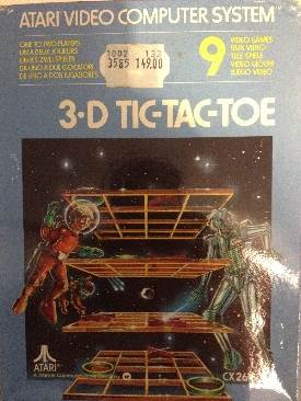 3D Tic-Tac-Toe - Atari 2600 (Atari) video game collectible - Main Image 1