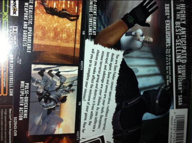 Splinter Cell 4: Double Agent - Microsoft Xbox video game collectible - Main Image 2