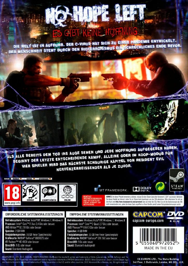 Resident Evil 6 - Sony PlayStation 3 (PS3) (Capcom - 2) video game collectible [Barcode 5055060928073] - Main Image 2