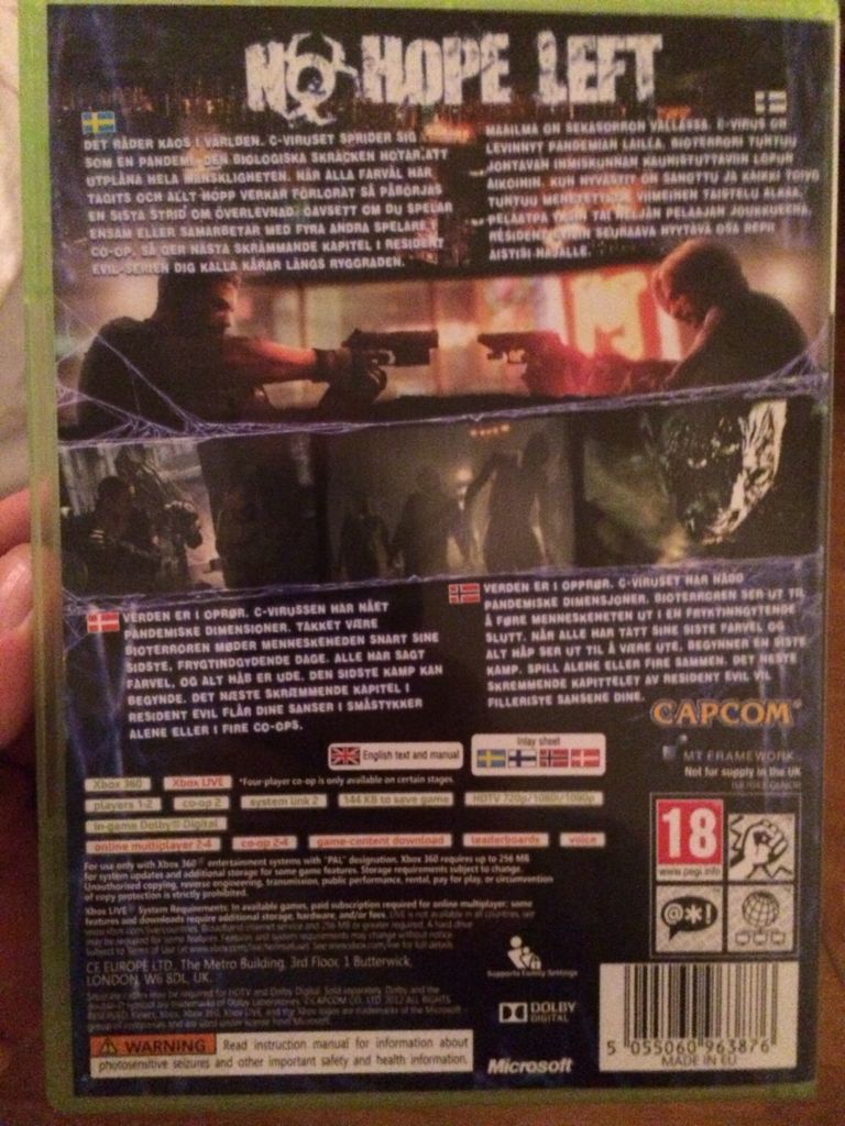 Resident Evil 6 - Microsoft Xbox 360 (Capcom - 2) video game collectible [Barcode 5055060963876] - Main Image 2