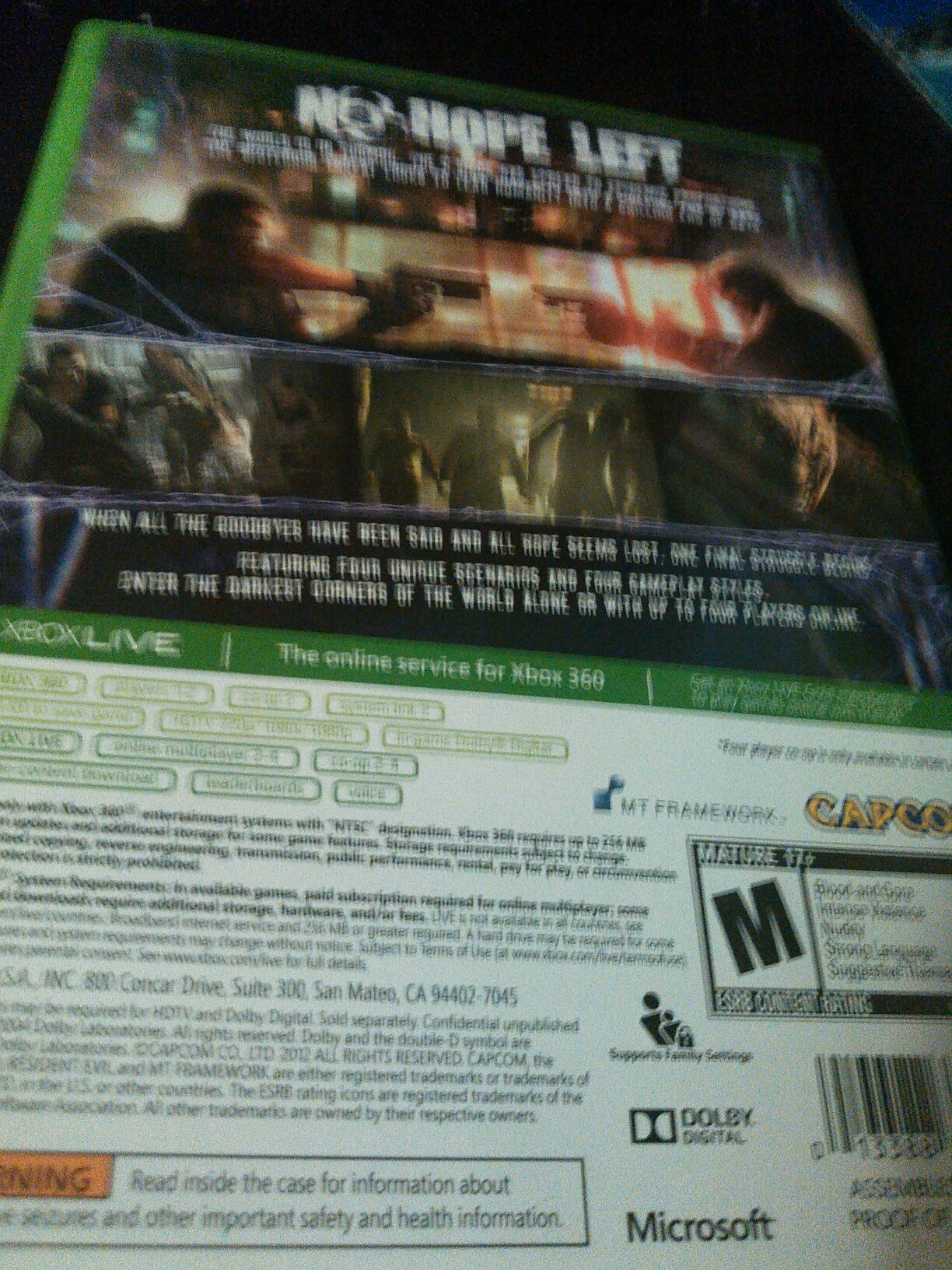 Resident Evil 6 - Microsoft Xbox 360 (Capcom - 1-2) video game collectible - Main Image 2