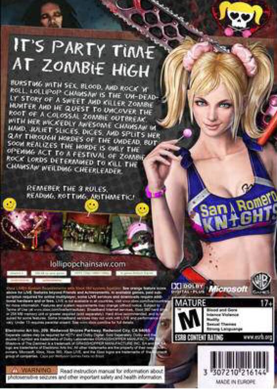 Lollipop Chainsaw - Microsoft Xbox 360 (1) video game collectible [Barcode 5051893096262] - Main Image 2