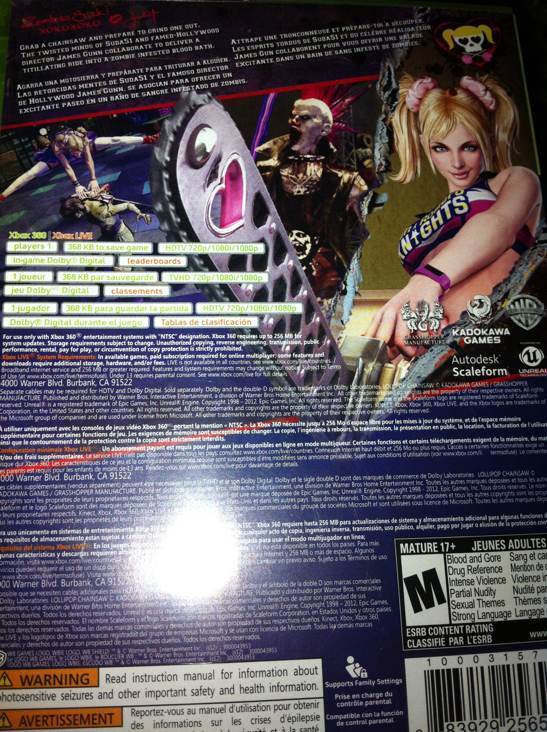 Lollipop Chainsaw - Microsoft Xbox 360 video game collectible - Main Image 2