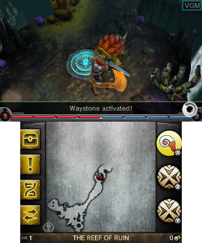 Heroes of Ruin - Nintendo 3DS (Square Enix - 4) video game collectible [Barcode 662248911069] - Main Image 3