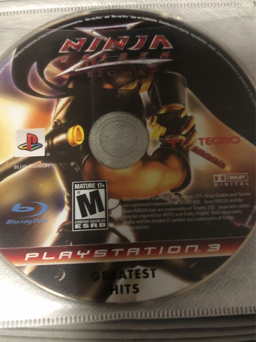 Ninja Gaiden: Sigma - Sony PlayStation 3 (PS3) (Tecmo - 1) video game collectible [Barcode 081297000096] - Main Image 4