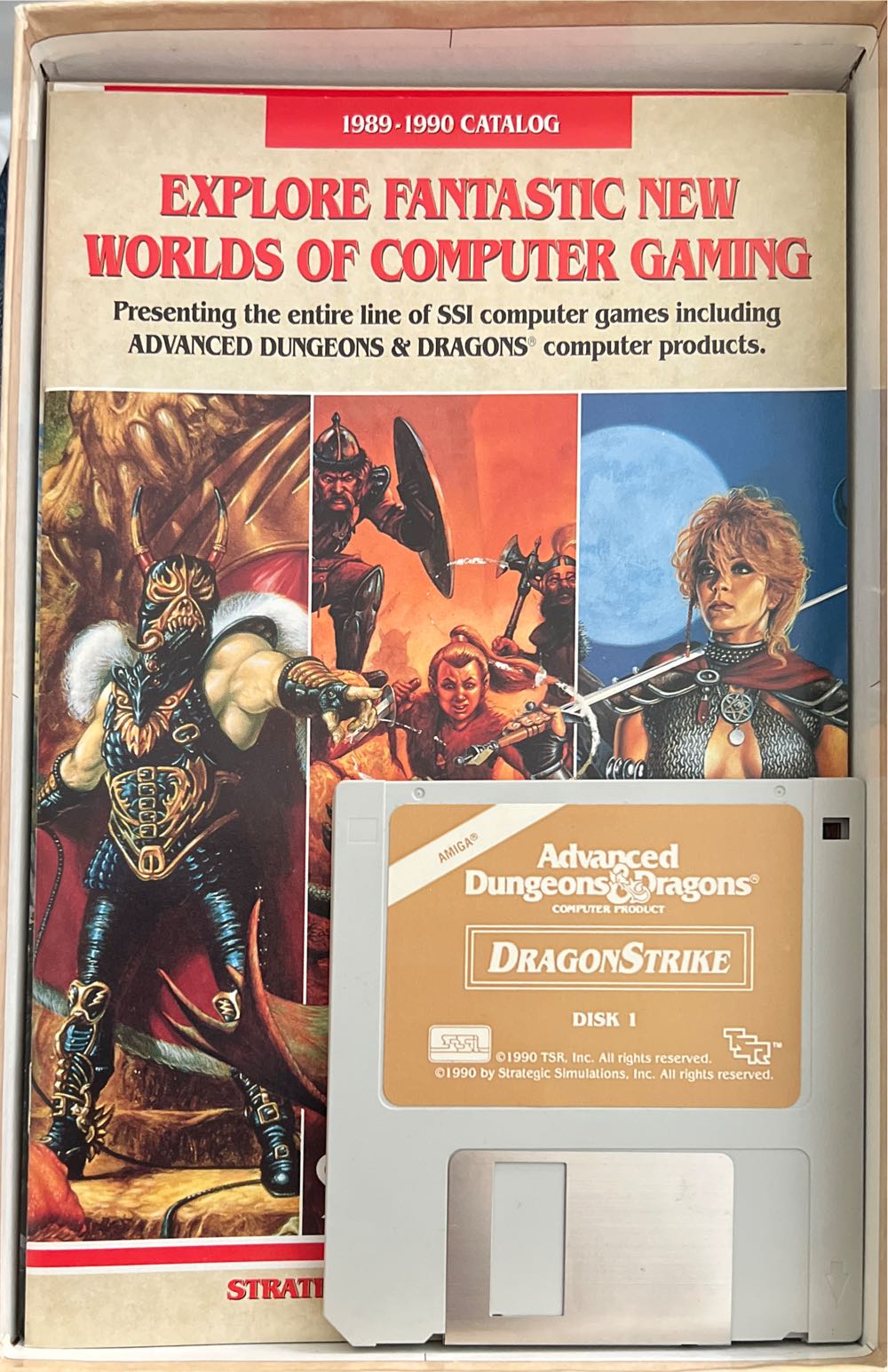 Advanced Dungeons & Dragons: DragonStrike - Commodore Amiga (SSI (Strategic Simulations, Inc.)) video game collectible - Main Image 3