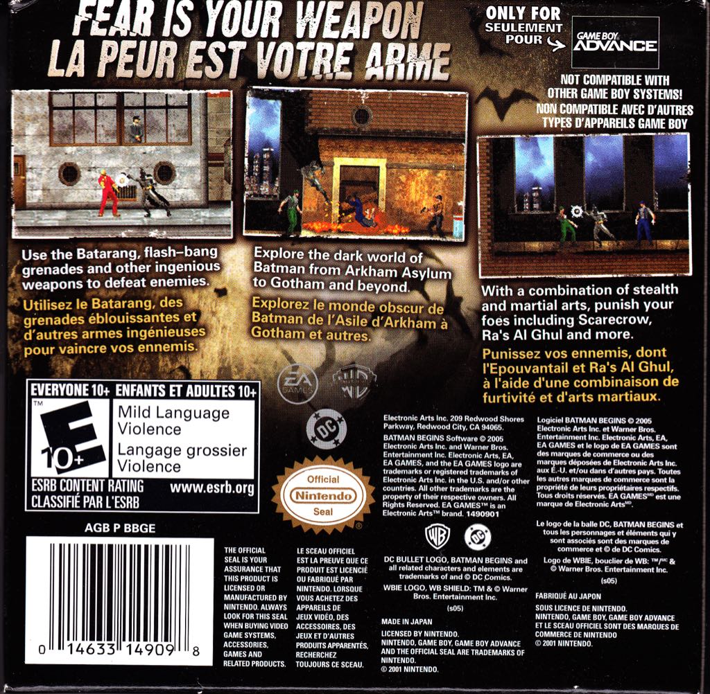 Ace Combat Advance - Nintendo Game Boy Advance (GBA) (Bandai Namco Entertainment - 1) video game collectible [Barcode 3546430126790] - Main Image 2