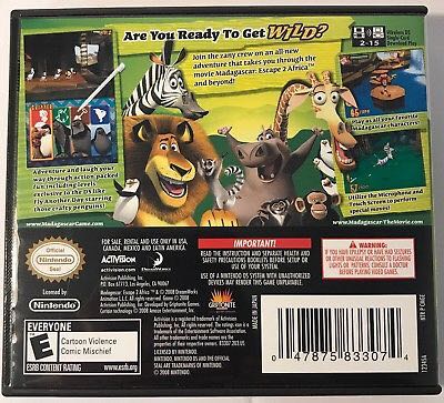 Madagascar: Escape 2 Africa - Nintendo DS (Griptonite Games - 1) video game collectible - Main Image 2