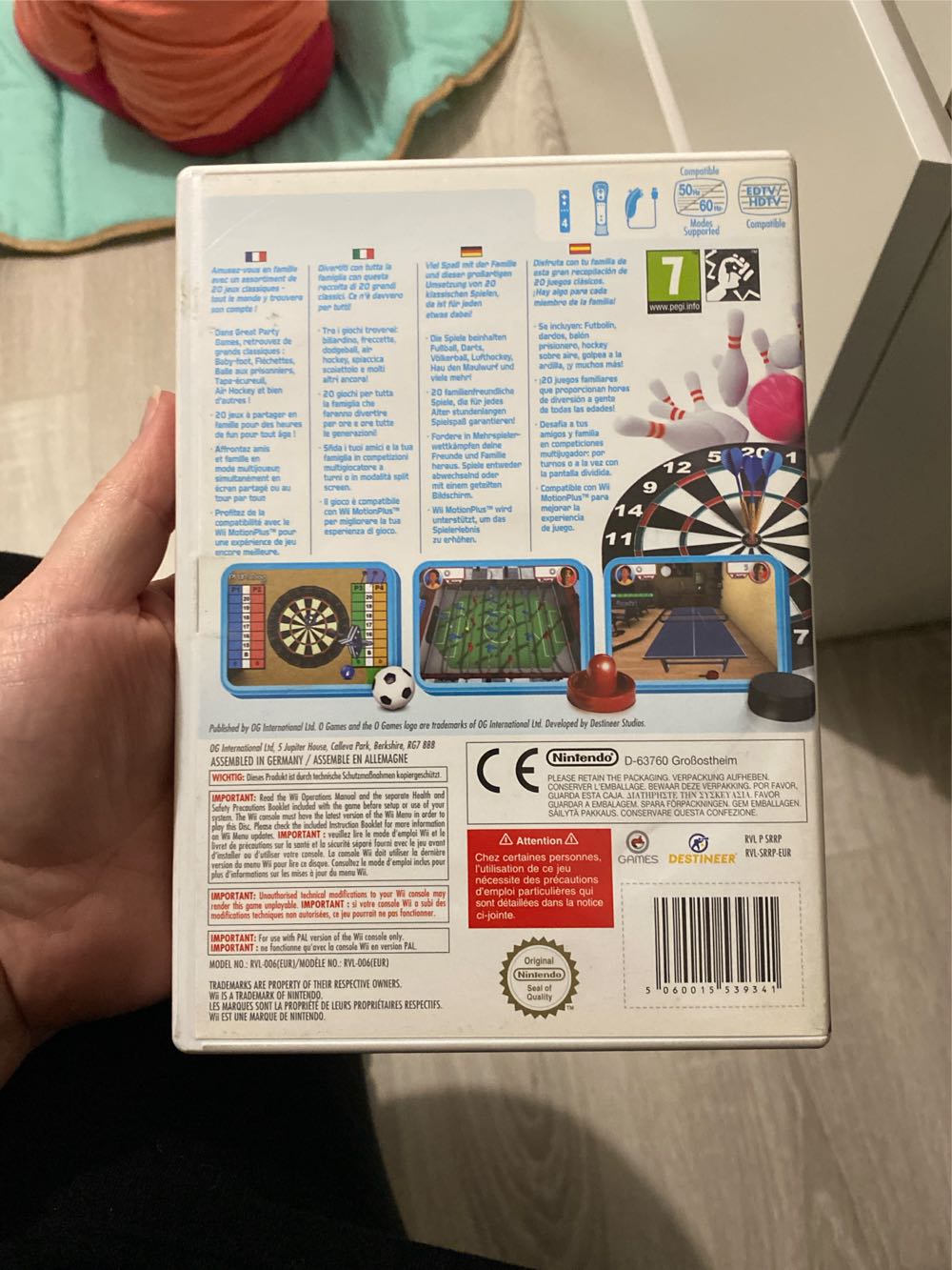 Great Party Games - Nintendo Wii video game collectible [Barcode 5060015539341] - Main Image 2