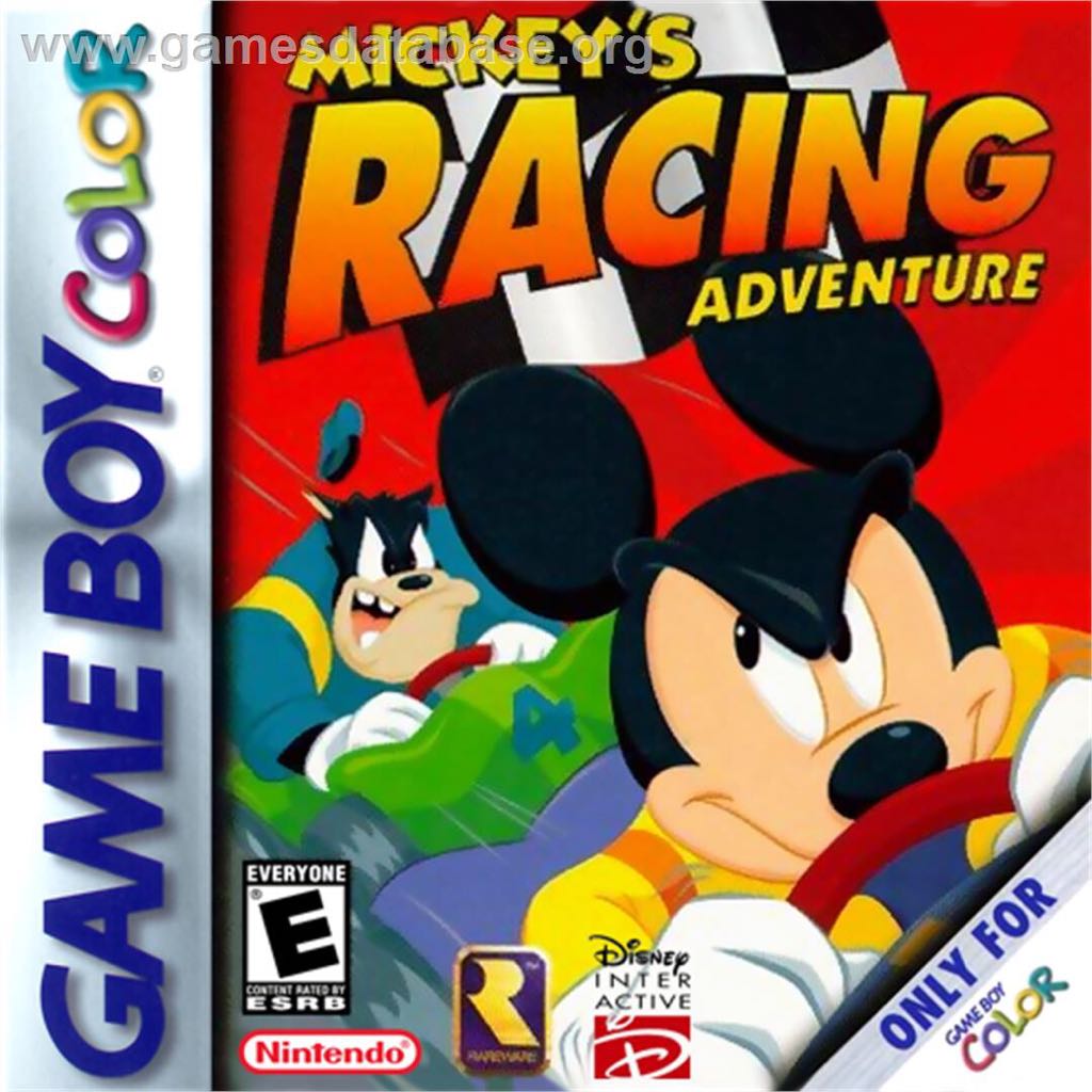 Mickey’s Racing Adventure - Nintendo Game Boy Color (Disney Interactive Software) video game collectible - Main Image 1