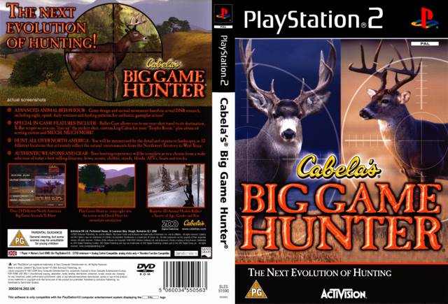 Cabela’s Big Game Hunter - Sony PlayStation 2 (PS2) (Activision - 1) video game collectible [Barcode 047875750012] - Main Image 2