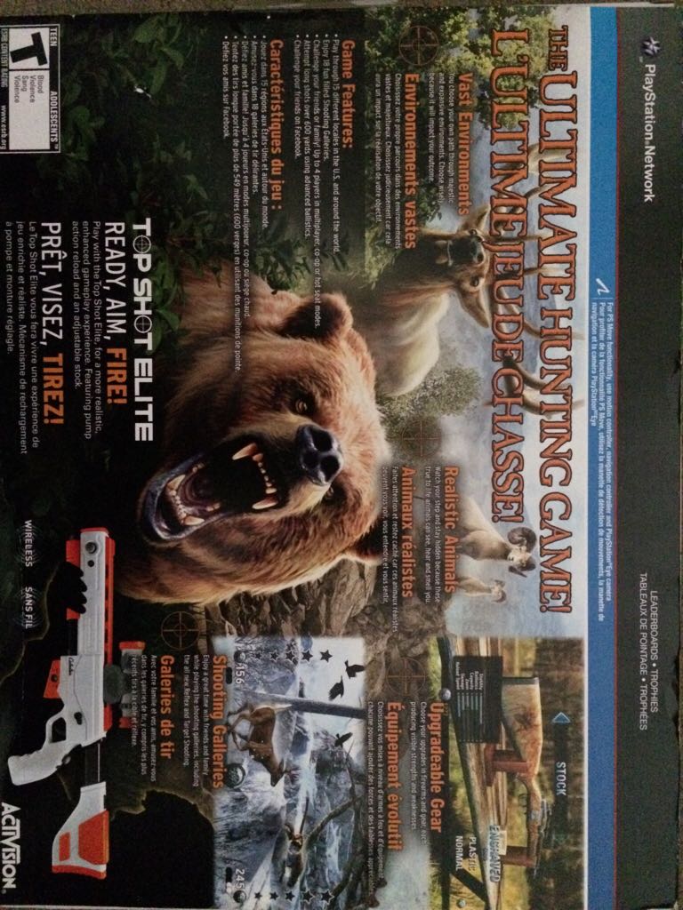 Cabela’s Big Game Hunter 2012 - Sony PlayStation 3 (PS3) (Activision) video game collectible [Barcode 047875765733] - Main Image 2