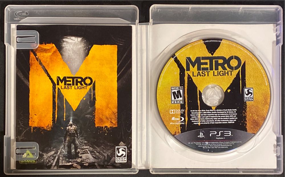 Metro Last Light - Sony PlayStation 3 (PS3) (Deep Silver - 1) video game collectible [Barcode 816819010907] - Main Image 3