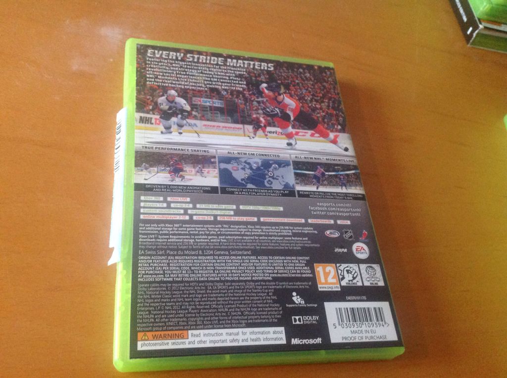 NHL 13 - Microsoft Xbox 360 (Ea Sports - 1-12) video game collectible [Barcode 5030930109394] - Main Image 2