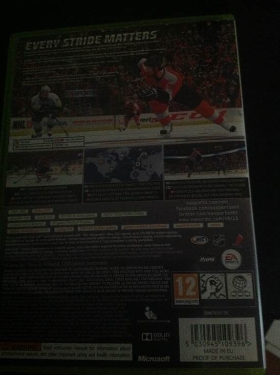 NHL 13 - Microsoft Xbox 360 (1-4) video game collectible [Barcode 5030945109396] - Main Image 2
