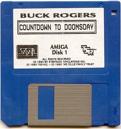 Buck Rogers: Countdown to Doomsday - Commodore Amiga (Strategic Simulations - 1) video game collectible - Main Image 3