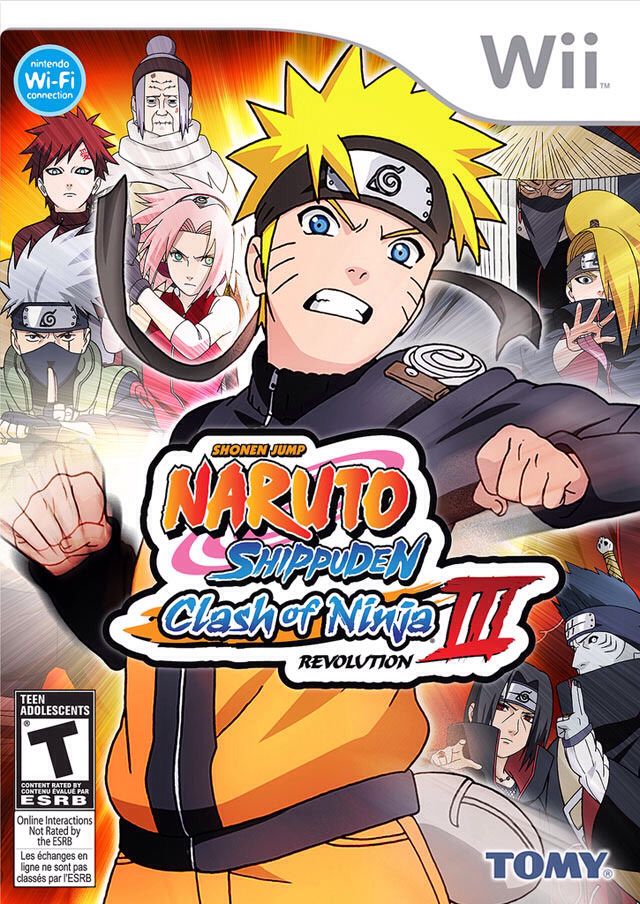 Naruto Shippuden: Clash of Ninja Revolution III - Nintendo Wii (TOMY - 2) video game collectible - Main Image 1