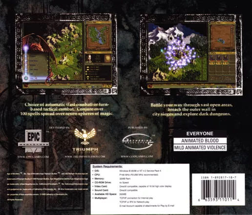 Age of Wonders  - PC (Gathering Of Developers) video game collectible [Barcode 663593110169] - Main Image 2