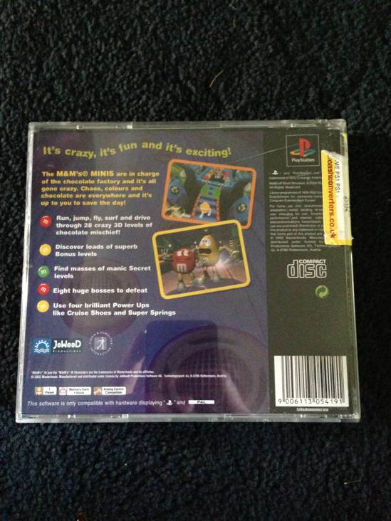 M&M’s Shell Shocked - Sony PlayStation (Simon & Schuster Interactive - 1) video game collectible [Barcode 9006113054191] - Main Image 2