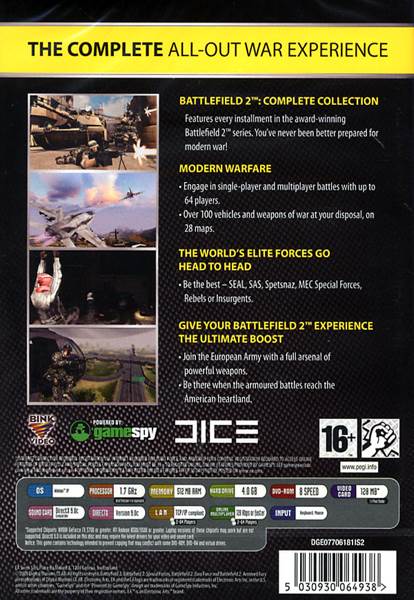 Battlefield 2: Complete Collection - PC (Electronic Arts - 40) video game collectible [Barcode 014633149302] - Main Image 2