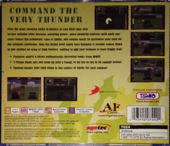 Mobile Armor - Sony PlayStation (Agetec - 2) video game collectible [Barcode 093992074401] - Main Image 2