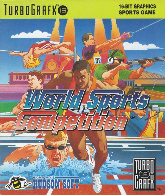 World Sports Competition - NEC TurboGrafx-16 video game collectible - Main Image 1