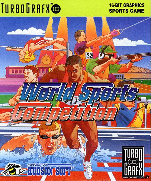 World Sports Competition - NEC TurboGrafx-16 video game collectible - Main Image 1