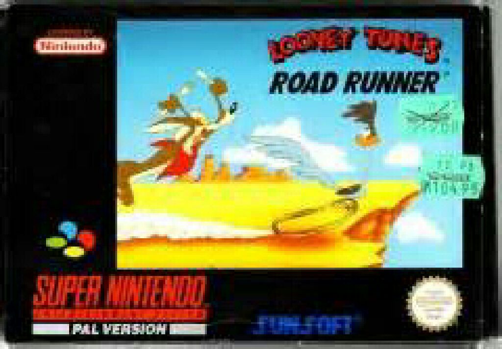Looney Tunes Road Runner - Nintendo Super Nintendo Entertainment System (SNES) video game collectible - Main Image 1
