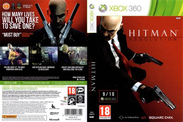 Hitman - Absolution - Microsoft Xbox 360 (Square Enix - 1) video game collectible [Barcode 5021290048829] - Main Image 2
