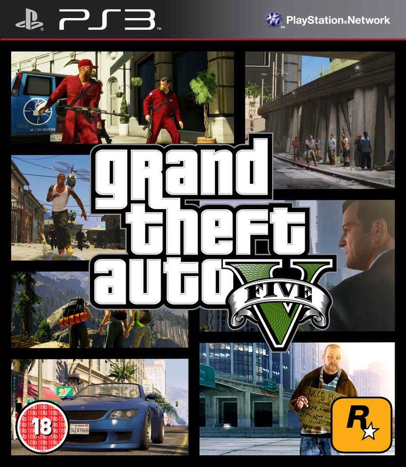 Gta 5 - Sony PlayStation 3 (PS3) (3) video game collectible - Main Image 1