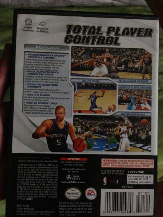 NBA Live 2003 - Nintendo GameCube (Ea Sports - 1-4) video game collectible [Barcode 014633145380] - Main Image 2
