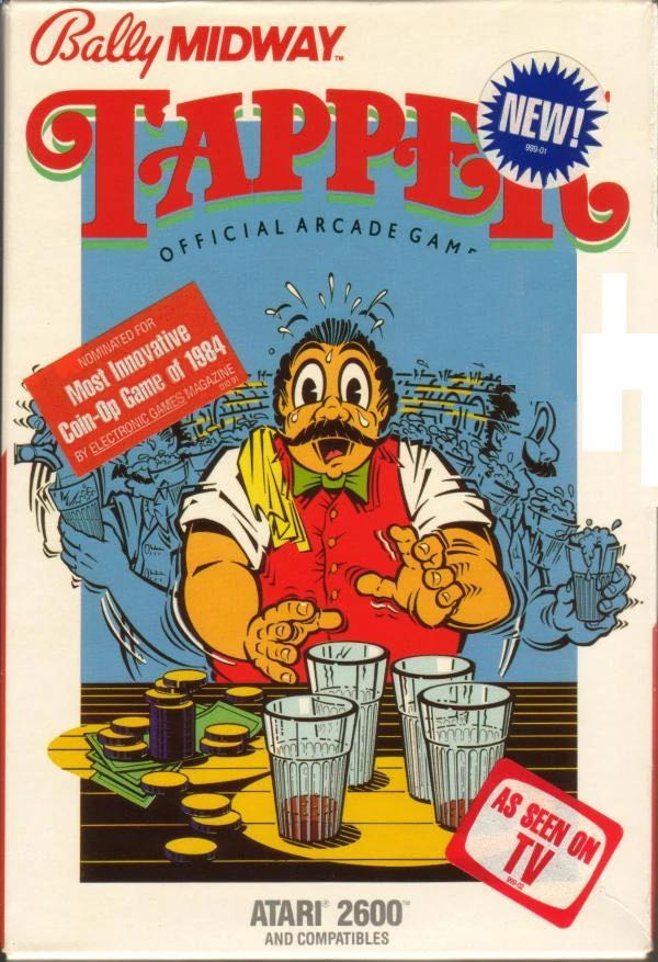 Tapper - Atari 2600 (Sega) video game collectible - Main Image 2