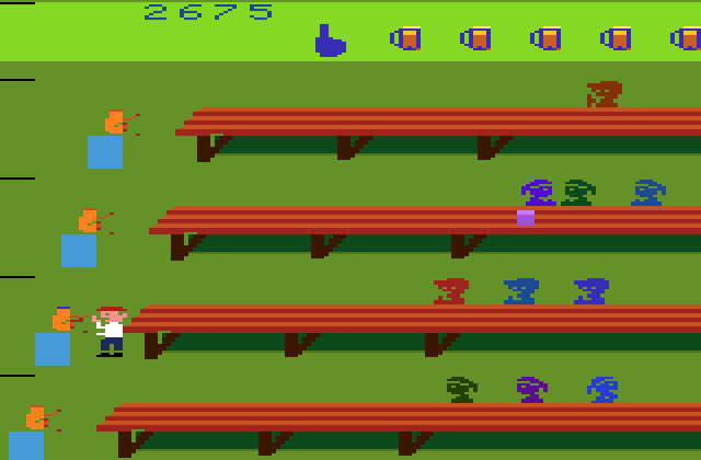 Tapper - Atari 2600 (Sega) video game collectible - Main Image 4