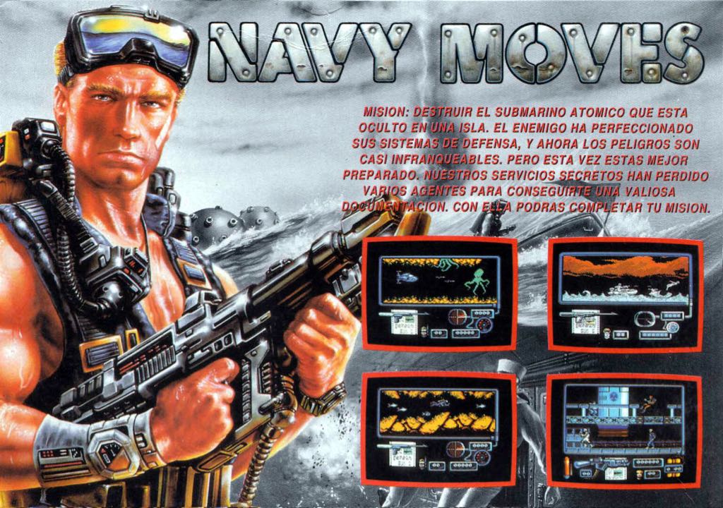 Navy Moves - Sinclair ZX Spectrum video game collectible [Barcode 5013156412714] - Main Image 2