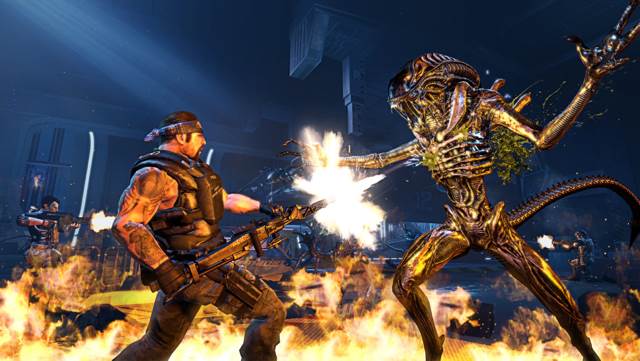 Aliens: Colonial Marines - Microsoft Xbox 360 (Sega - 1-2) video game collectible [Barcode 010086680263] - Main Image 2