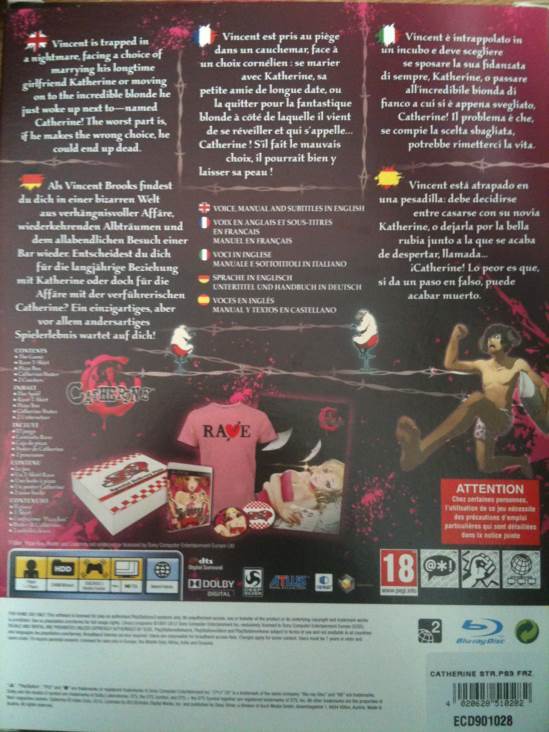 Catherine Stray Sheep Edition - Sony PlayStation 3 (PS3) video game collectible [Barcode 4020628510282] - Main Image 2