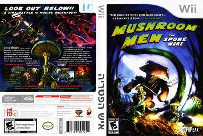 Mushroom Men: The Spore Wars - Nintendo Wii (Gamecock - 2) video game collectible [Barcode 899163001241] - Main Image 2