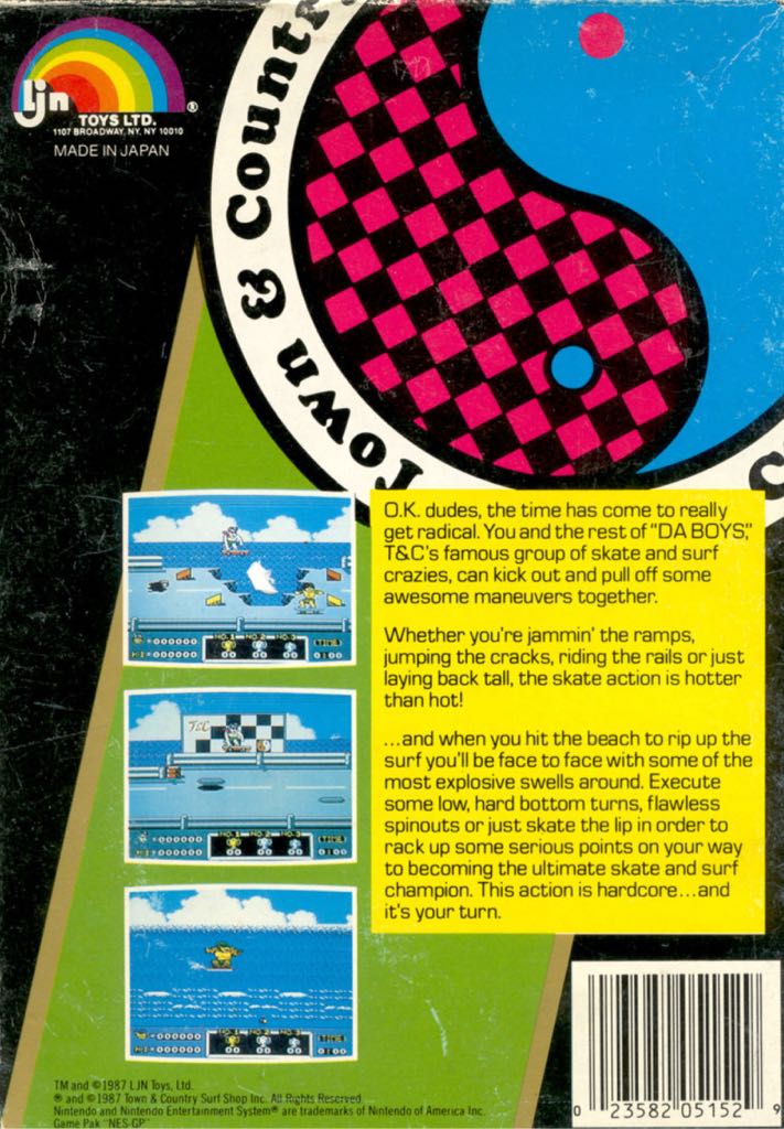 T&C Surf Design - Nintendo Entertainment System (NES) video game collectible - Main Image 2