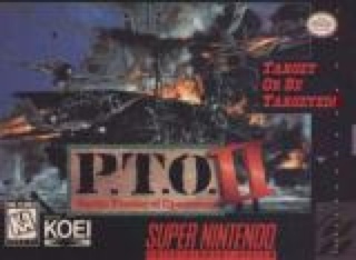 P.T.O II: Pacific Theater of Operations II - Nintendo Super Nintendo Entertainment System (SNES) (2) video game collectible - Main Image 1