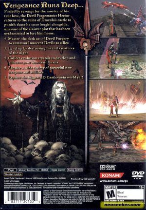 Castlevania: Curse of Darkness - Sony PlayStation 2 (PS2) (Konami - 1) video game collectible [Barcode 083717201359] - Main Image 2