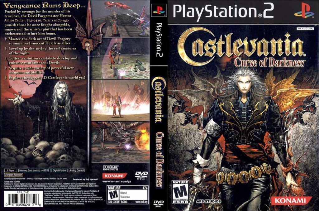 Castlevania: Curse Of Darkness - Sony PlayStation 3 (PS3) (Konami - 1) video game collectible [Barcode 4012927027608] - Main Image 2