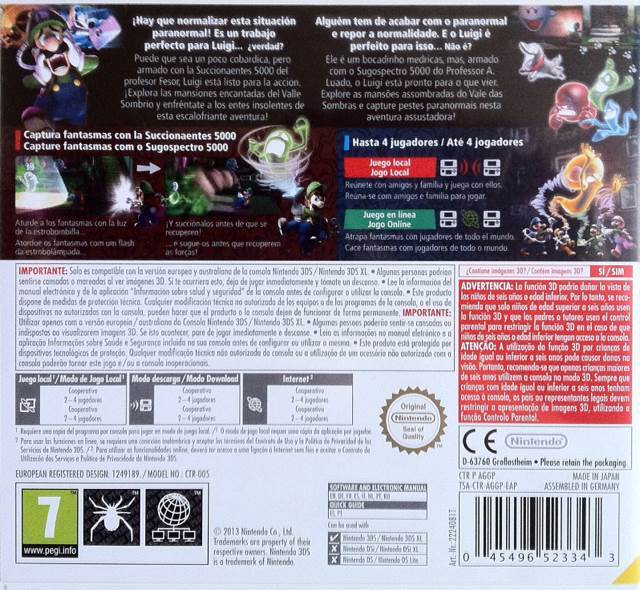 Luigi’s Mansion 2 - Nintendo 3DS (Nintendo - 1) video game collectible [Barcode 018113993256] - Main Image 2