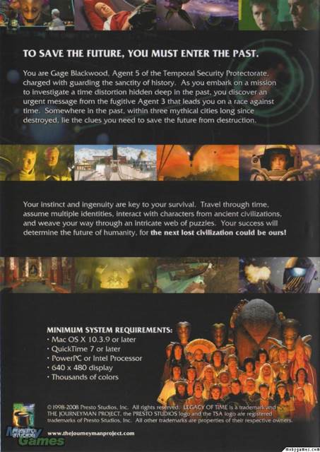 The Journeyman Project Trilogy - PC (Red Orb Entertainment - Single-Player) video game collectible - Main Image 2